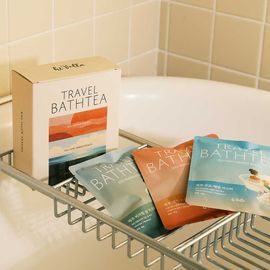 HIVELLA Travel Bath Tea Set 180g (60g x 3Pouch) Jeju Herbal Bath Salt _ Made in KOREA